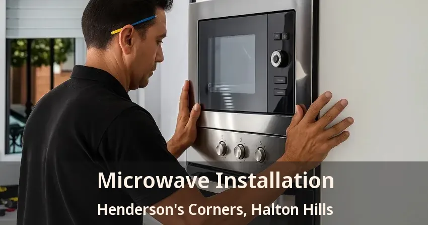 Microwave Installation Henderson's Corners, Halton Hills - ON